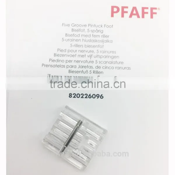 PFAFF 5 GROOVE PINTUCK FOOT - FEET 820226096 photo-3