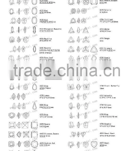 Teardrop Crystal Beads Crystal Fancy Stones for Dresses photo-6