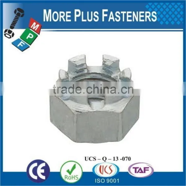Made in Taiwan Fine Thread Stainless Steel Grizzly Claw Brass Fine Thread Zinc Castle Nut photo-5