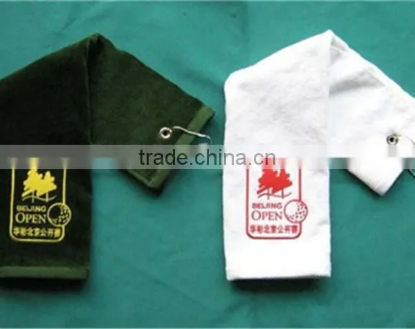 100% Cotton Soft Custom Plain Golf Towel