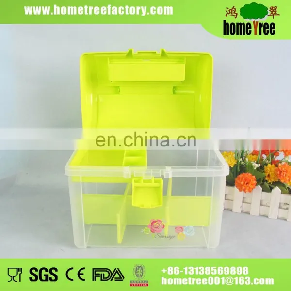 Tidy Convinient Quckily Plastic Multipurpose Storage Box With Dividers And Handle photo-3