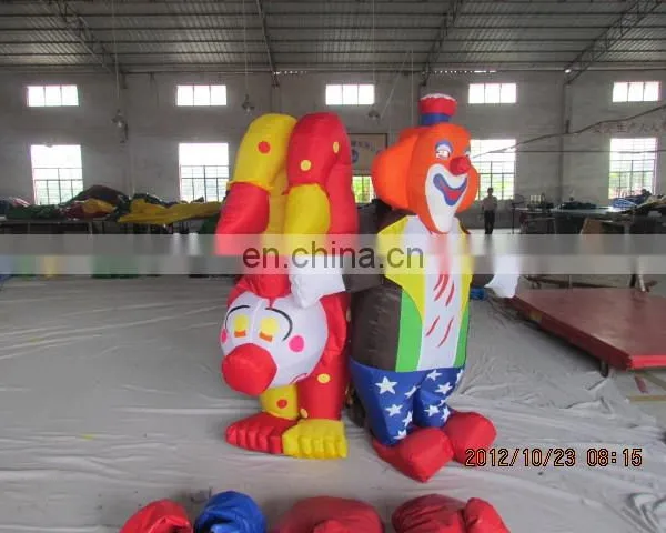 TOP Inflatable Double Clown Cartoon for Advertisement photo-2