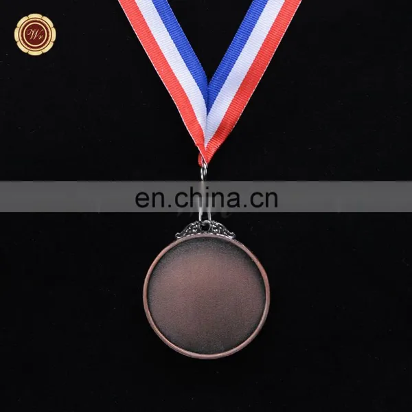 Wr Customized Metal Sports Medal for Award Wholesale Bronze Tennis Medal With Quality Ribbon photo-3