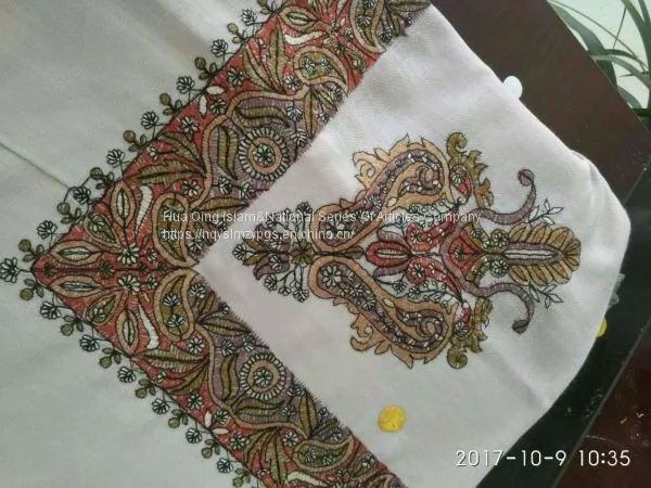 Arab Wool Embroidery Scarf / Arab Scarf / Arab Pure Wool Embroidery Scarf / Arabian Turban