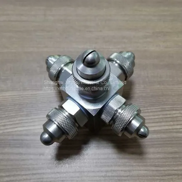 Cluster Type Five Spray Set-ups Syphon Flat Fan Jet Air Atomizing Nozzle photo-2