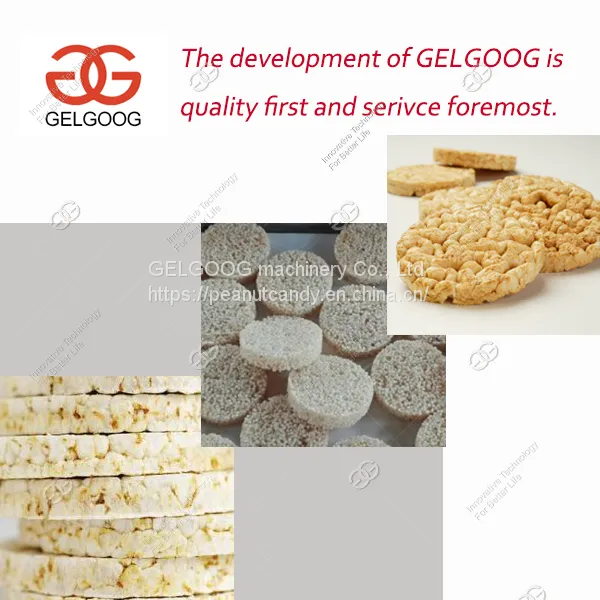 Automatic Puffed Snacks Puffed Rice Cake Making Machine With Low Price in China photo-2
