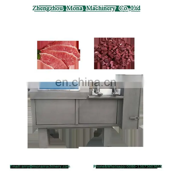 Automatic Frozen Meat Dicer/dicing Machinery Used for Meat Dicer / Fresh Meat Cube Dicer Machine