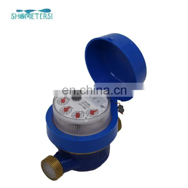 ISO 4064 Residential Brass Single Jet Water Meter for Sale