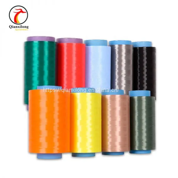 Red Colorful UHMWPE Fiber,high Tenacity Polyethylene Filament Yarn 75D photo-2