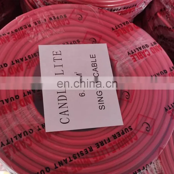 Copper Core Single Core 6.0mm2 African Cable Single Cable photo-5