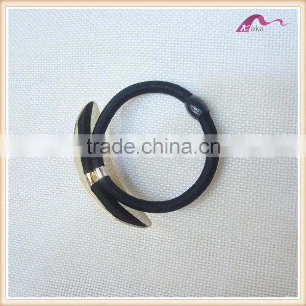 Korean Hair Accessories New Arrival Metal Leaves Hair Smooth Hair Band for Women Fashion photo-2