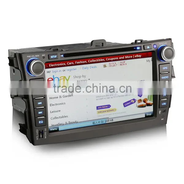 Erisin ES8288M 8" Touch Screen Car Radio DVD GPS Navigation for Toyota photo-5