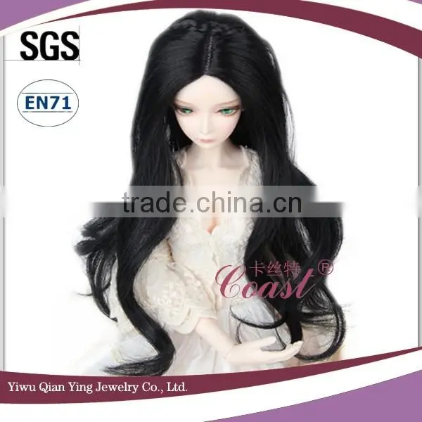 Best Quality Wavy Dark Brown Synthetic Baby Doll Hair Wigs photo-2