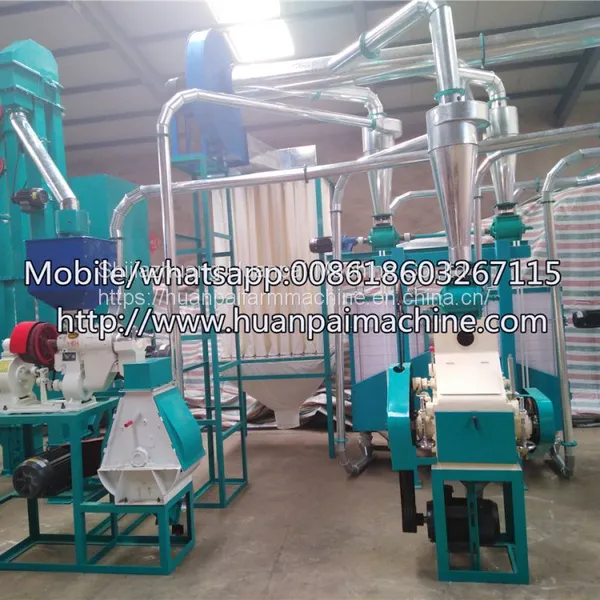 Wheat Flour Mill Machine 100 Ton Grain Wheat Flour Mill Plant Roller Mill Equipment photo-2
