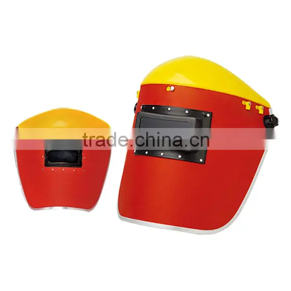 Red Fibre Paper Full Face Welding Mask Also Arc Welding Mask WM066 photo-2