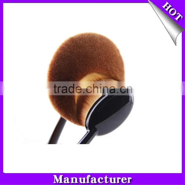 New 10pcs Oval Makeup Brush, Cosmetic Foundation Cream Oval Makeup Brush Set photo-2