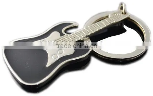 Wholesale Fashion Guitar Metal Keychain photo-2