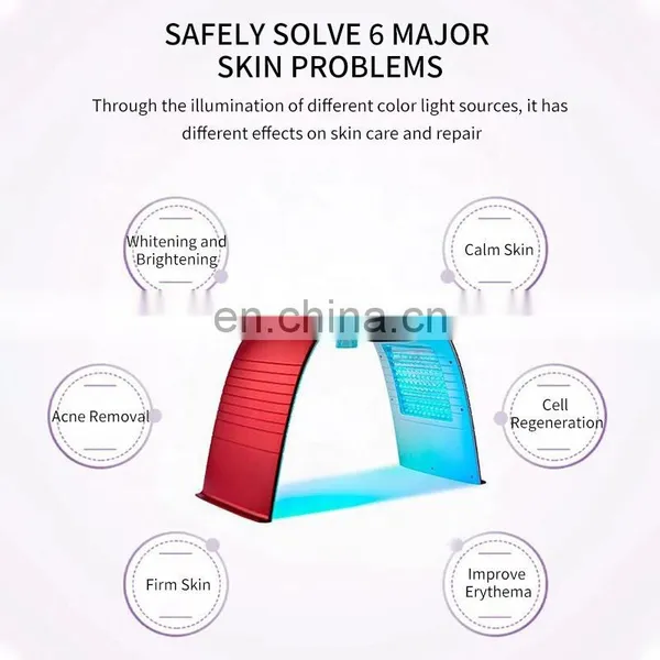 LED Light 7 Color Facial SPA Nano Photon Skin Rejuvenation Device PDT Therapy Hot Cold Spray Skin Care Beauty Instrument photo-2