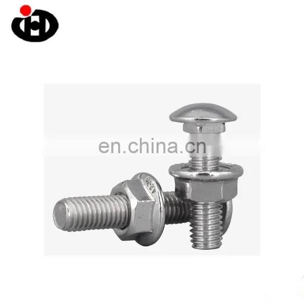 Hot Sale JINGHONG Square Hole Carriage Bolt With Nut Washer photo-3