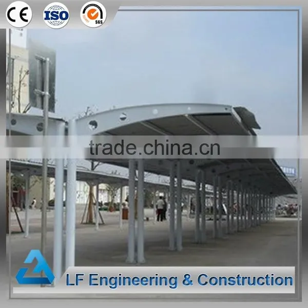 Free Design Plans Prefabricated Steel Car Garage photo-4