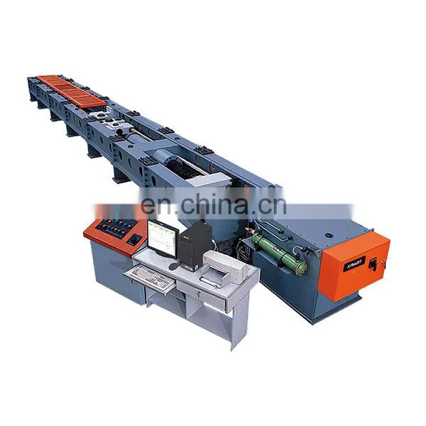 200Ton Computerized Hydraulic Electro-Servo Steel Stand And Round Bar Horizontal Stretching Testing Machine