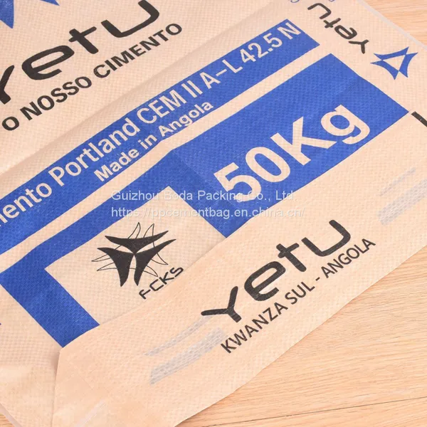 2 Ply Valve Kraft Paper Bag 20kg Tile Adhesive Bag Cement Tile Adhesive Putty Powder Concrete Sack photo-5