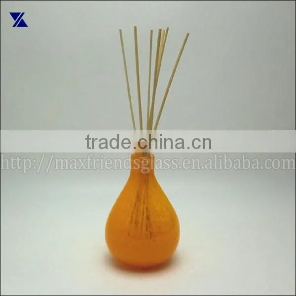 Glass Perfume Bottle , Glass Diffuser, Glass Bud Vase for Home Deco, 250ml, Hand Made Glass