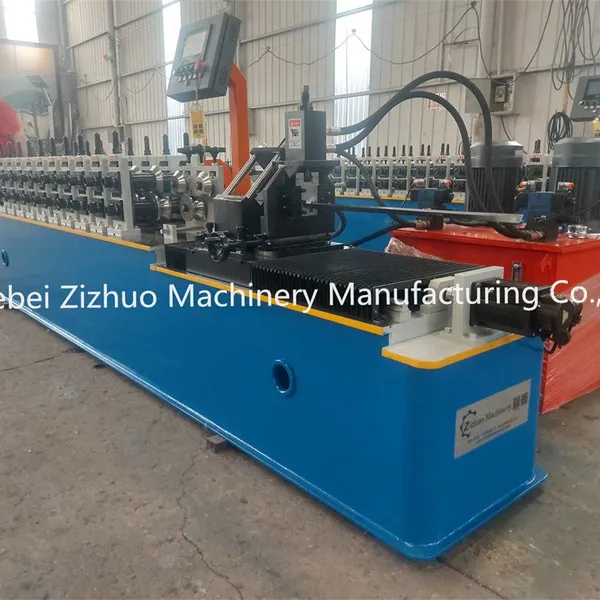Metal Stud C Channel Truck Furring Omegal Shape Roll Forming Machine