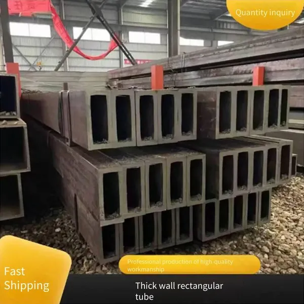 Large-diameter Customized Thick-walled Seamless Square and Rectangular Steel Pipes, Made of 16mn and 20#, With a Large Quantity of In-stock Products Available for Cutting and Retail Sale