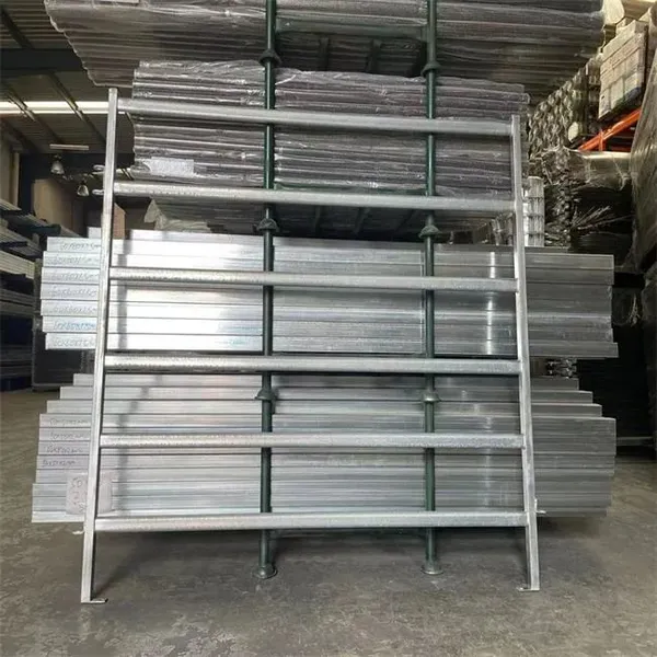 Galvanized Metal Cattle Livestock Corral Fence Yard Panels With Farm Net Gates for Steel Building Design Horse Panel photo-5