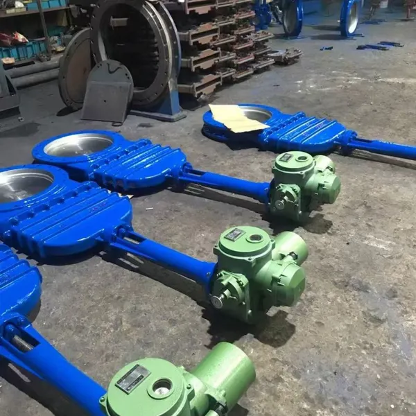 Slurry Knife Gate Valve Hot Selling PN16 DN100 Cast Ductile Iron Manual Electric Pneumatic Control for Water Gas Oil Media photo-6
