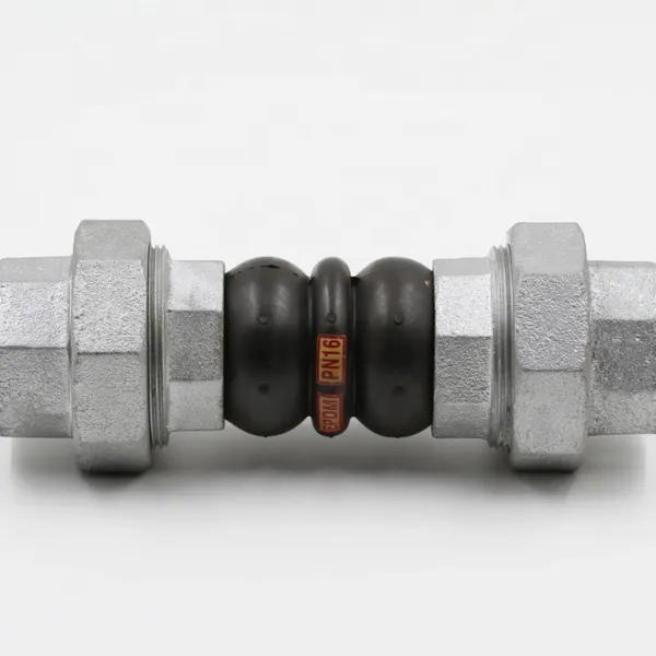 OEM ODM Flexible Joint Connector Female Thread Type Pipe Reinforced Bellows Expansion Rubber Elastic Joint
