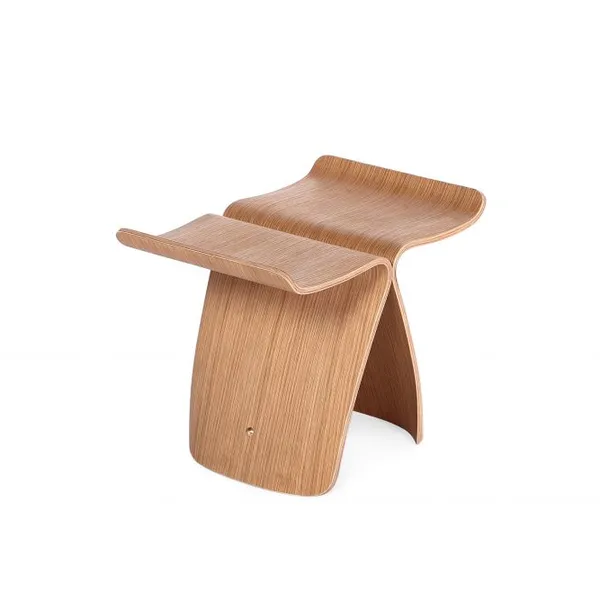 Replica Sori Yanagi Butterfly Stool 9202BO Minimalist Bent Plywood Wooden Stool for Home & Hotel