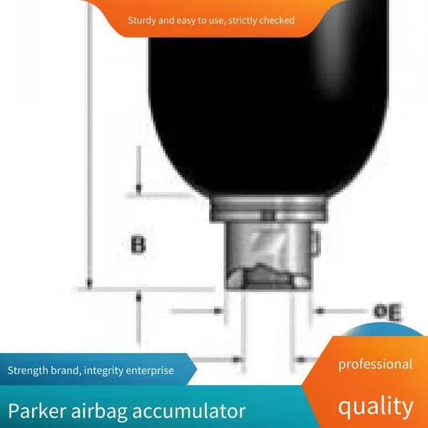 American Standard гидравлический накопитель с газовым пневмоаккумулятором, Nitrogen Tank Parker AC - TR - 11/30 - накопитель с газовым пневмоаккумулятором
