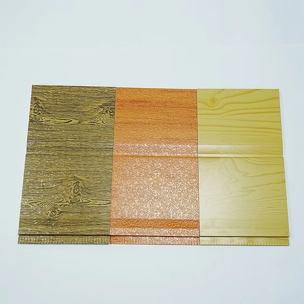 Durable Fire Resistant Metal Carved PU Sandwich Panel for Outdoor Building Decoration photo-5