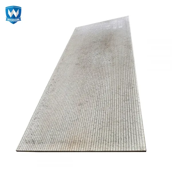 Submerged Arc Cladding Abrasion Resistant Steel Plate Multi Layer Hardfacing Bimetal Wear Sheet