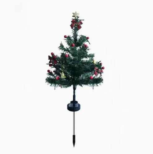 High Quality Outdoor LED Christmas Tree Garden Decoration Solar Christmas Lights