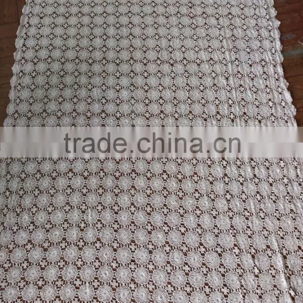 2016 Chemical Lace Cotton Fabric Lace Dress Designs Wholesale photo-5
