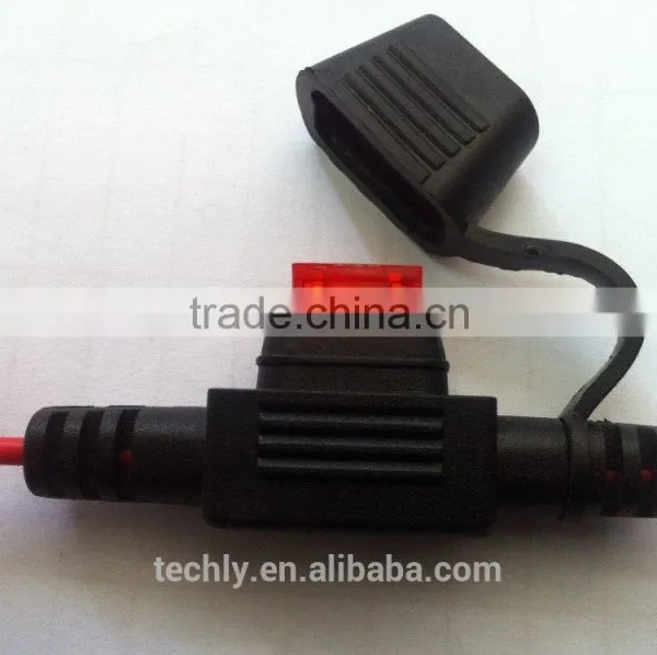 Brown 3A Mini Fused Lead UL 1015 20AWG 600V 105C of Wire Cable Assembly photo-2