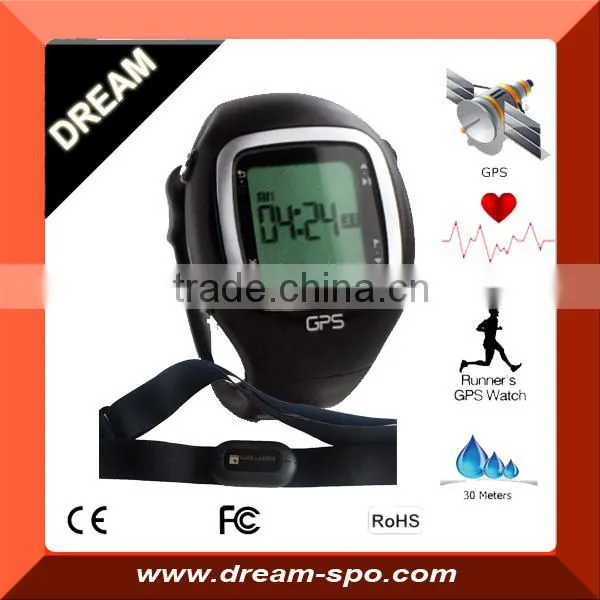 Outdoor Trackback Route Heart Rate Monitor Gps Wrist Watch Tracker