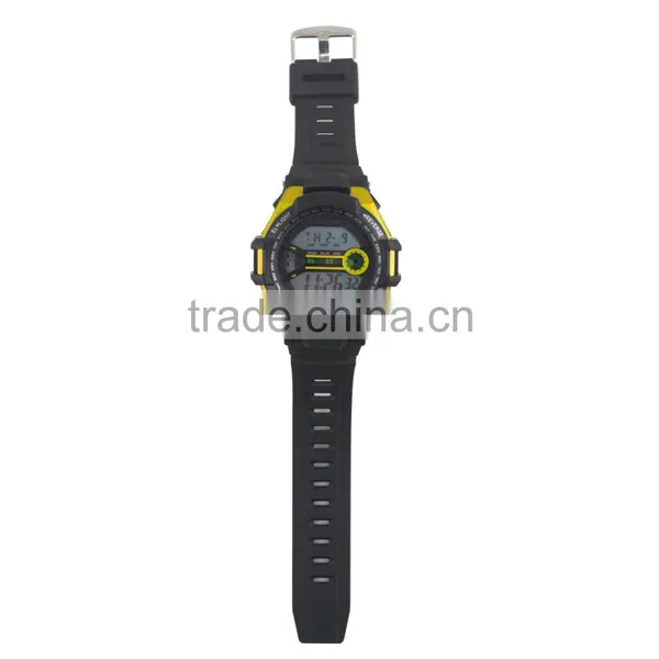 LP1338_YW Rubber Strap Digital Chronograph Timer Counter LCD Sports Watch photo-6