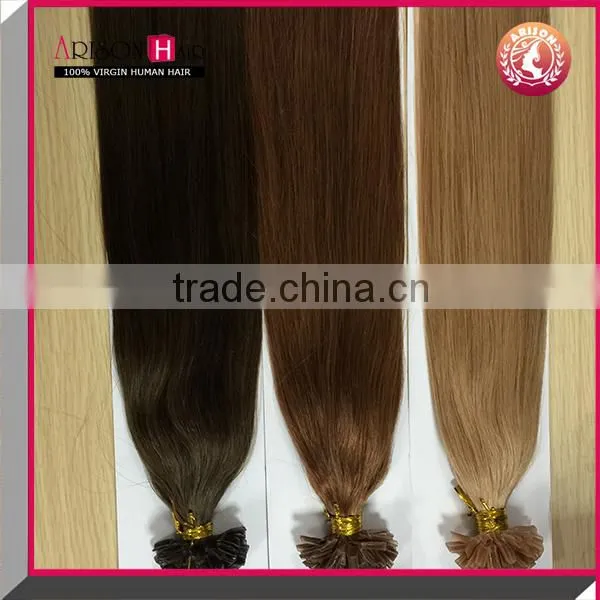 European Virgin Hair I,U,V,flat Tip Pre Bonded Hair Extension Vietnam Hair photo-2