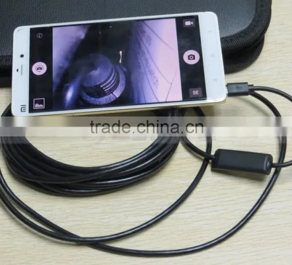 5.5mm Diameter 1M/2M/3.5M/5M Long 300,000 Pixels Micro USB Android Endoscope photo-4