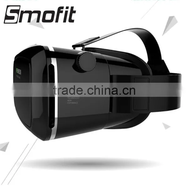 Innovative Products 2016 Helmet of Virtual Reality vr 3d Box Glasses VR Shinecon Virtual Headset