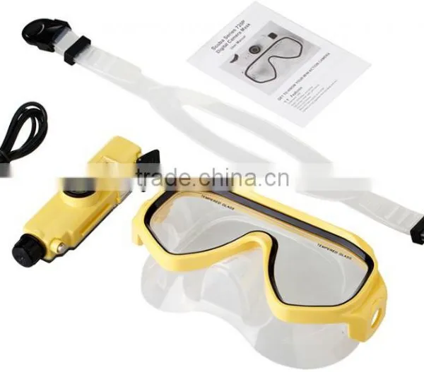 Cheap 720P HD RD34 Waterproof Underwater Digital Camera Mask, Diving Mask DVR With HD Video Digital Camera photo-5