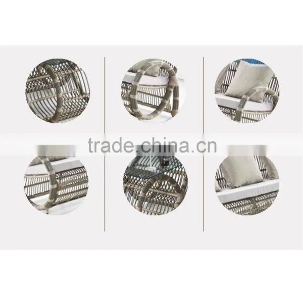 Good Quality Wholesale Sofa Furniture Cheap Garden Outdoor Rattan Sofa Set photo-4