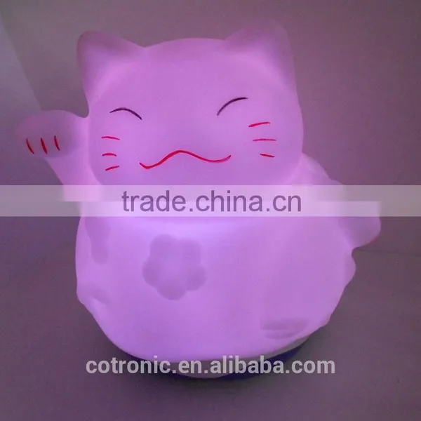 Cat Shape Small Baby Portable LED Night Light photo-5