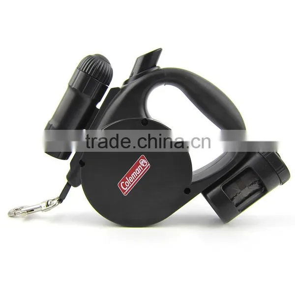 Wholesale Cheap Plain Color Smart Lighted Retractable Dog Leash photo-2