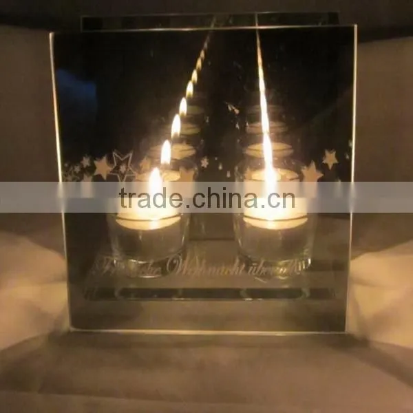 2015 Endless Light Infinity Mirror 2 Candle Holder