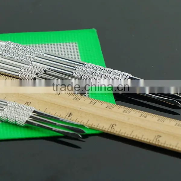 Wholesale With Non Stick Silicone Tip Stainless Steel Bho Oil Wax Custom Dab Tool photo-6